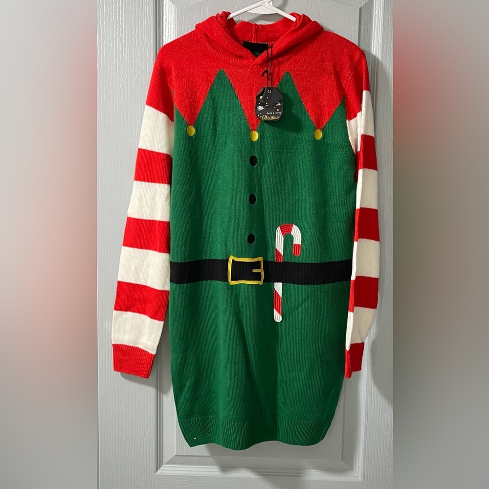 Brave Soul Red Knit Holiday Sweater